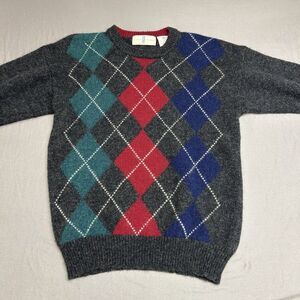 Men’s River Trader Size M Sweater 100% Made Of 100% Shetland Wool VTG